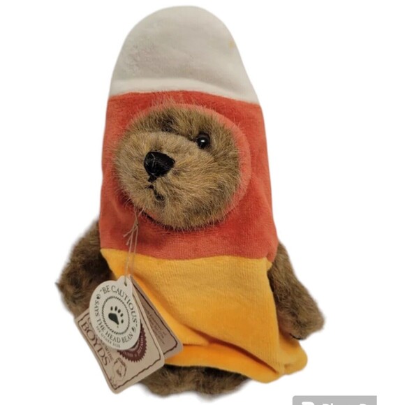 Boyds Bears CANDY B. CORN 6" Orange Yellow Costume-Masters of Disguise-Halloween - Picture 1 of 5